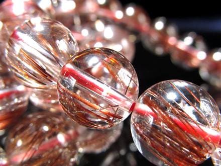 ◇限定4本！◇澄み切り水晶×レッドタイチン針◇健康長寿のヒーリング