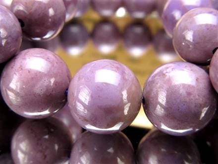 シェリー8様　パープルジェイド　トルコ翡翠ブレスレット シェリー8様 パープルジェイド トルコ翡翠ブレスレット - メルカリ