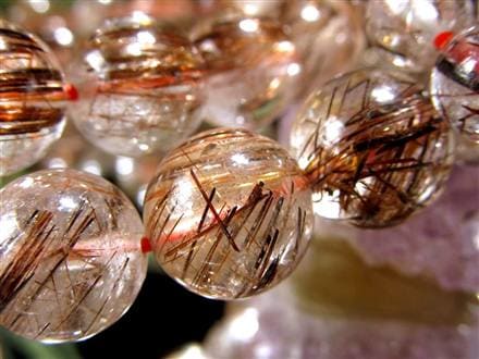 ☆ルチルクォーツ☆ブレスレット☆AA+☆タイガールチル タイガールチルクォーツ ブレスレット 8.2mm 16.5cm レディースS