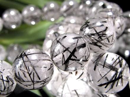 ②13mm　ブラックルチルクォーツ　ブレスレット ②13mm ブラックルチルクォーツ ブレスレット ブラックルチルクォーツ