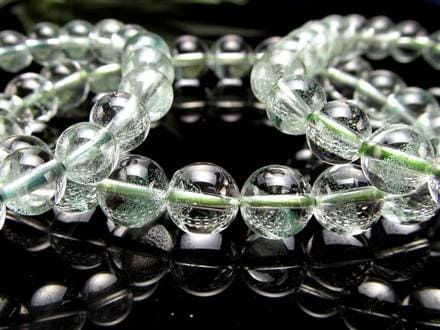 天然石 ブレスレット ルチル グリーンファントム ガネーシュヒマール 入門ブレス/スペシャルプライス/ダブルグリーンファントムクォーツ入り