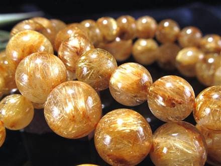 ◇たっぷり！黄金ルチル針◇存在感抜群！繊細針＆束状太針◇金運アップ