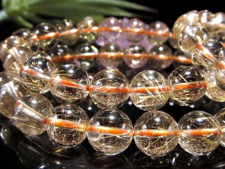 ✴️ サファイア　ミラーボールカット　金針タイチンルチル　ルチルクォーツ　天然石 ✴️ サファイアミラーボールカット金針タイチンルチルルチル