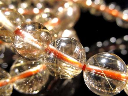 ☆激安特価☆人気の繊細金針入り☆ウォータークリアタイプ☆金運