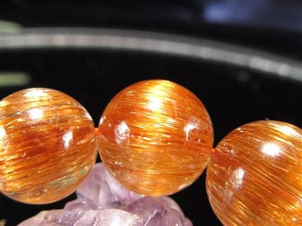 ✴️ 極上最高品質　金針太針ルチル　キャッツアイ　天然石　ルチルクォーツ 1粒売り】☆ルチルの王道!!☆極太タイチン針☆黄金の輝き＆ルチル