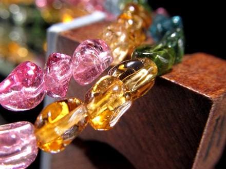 ◇華やかマルチカラー◇透明感あふれる艶やかタンブル◇心に活力と勇気