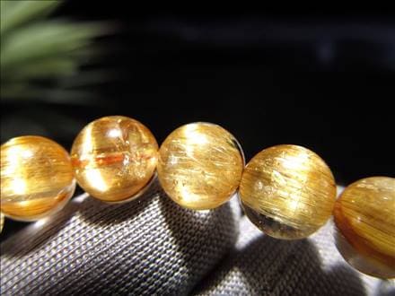 ◇羨望の的！最高級の逸品◇黄金の輝き＆ルチル際立つ極上透明感 