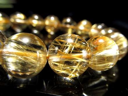 ◇羨望の的！最高級の逸品◇黄金の輝き＆ルチル際立つ極上透明感 