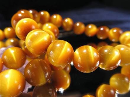 ☆濃淡くっきり！虎の目模様☆云わずと知れた大定番金運天然石☆『幸運