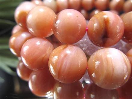 ◇希少石がお買い得価格！◇くっきりレース模様◇温かみのあるピンク