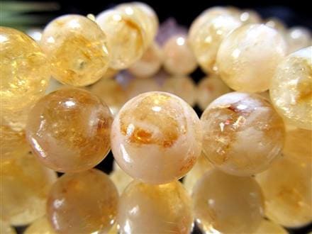 ◇激安価格！◇ホワイト＆イエローの絶妙バイカラー◇11月の誕生石