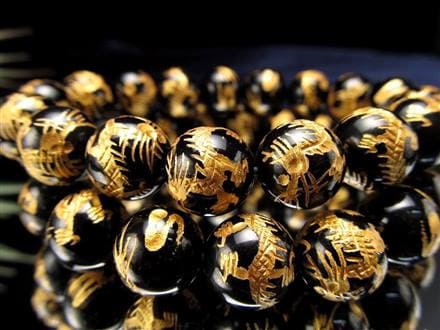 ◇運気上昇！金龍【ドラゴンボール】◇天然チベットモリオン◇最強の魔  