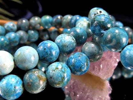 希少 高品質 ブルーオパール ブレスレット 天然石 オーストラリア産 1点物】オーストラリア産◇希少 ブルーオパール 12mm