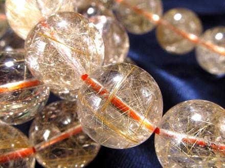 ☆透明感抜群☆繊細な金針がキラキラ輝く☆クリア水晶に広がる黄金の