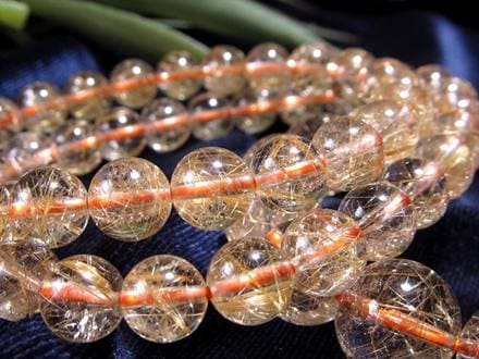 ☆透明感抜群☆繊細な金針がキラキラ輝く☆クリア水晶に広がる黄金の