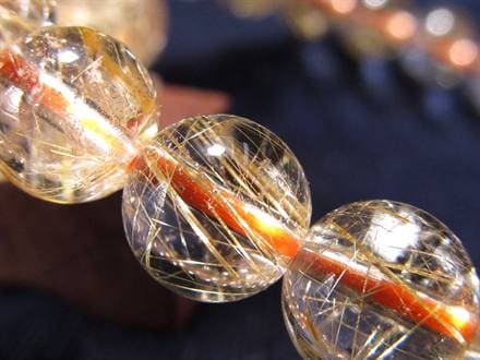 ☆透明感抜群☆繊細な金針がキラキラ輝く☆クリア水晶に広がる黄金の