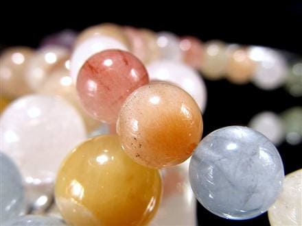 1点物】マルチカラー ラビットヘアールチルクォーツ 11mm