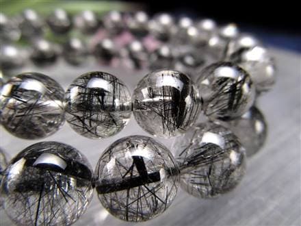 ⭐︎【天然】タイチンルチルクオーツ ブレスレット 進める 17mm 