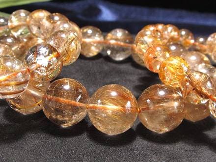 ☆透明感抜群☆オレンジゴールドの繊細針☆上品なアンティークカラー