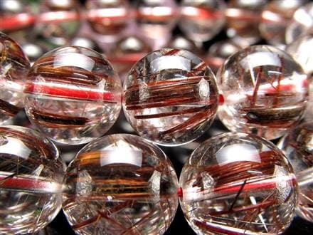 ◇鮮烈！レッドタイチンの輝き◇超透明！力強い束状褐色太針◇長寿