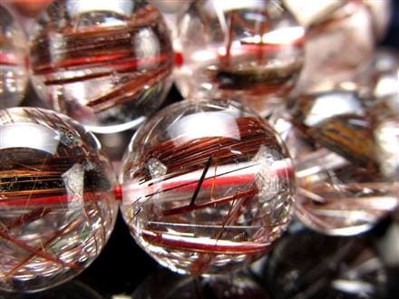 ◇鮮烈！レッドタイチンの輝き◇超透明！力強い束状褐色太針◇長寿