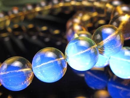 ☆お値打ちグレード☆青の魔法！ブルーアンバー☆希少メキシコ産☆貴重