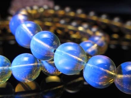 ☆お値打ちグレード☆青の魔法！ブルーアンバー☆希少メキシコ産☆貴重