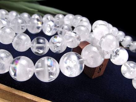 ☆くっきりダブルファントム☆鮮やかな虹入り☆透明感ある白幻影水晶