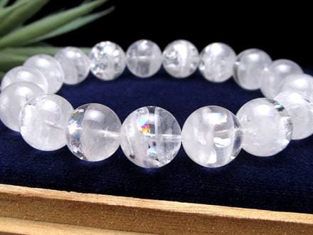 ☆くっきりダブルファントム☆鮮やかな虹入り☆透明感ある白幻影水晶