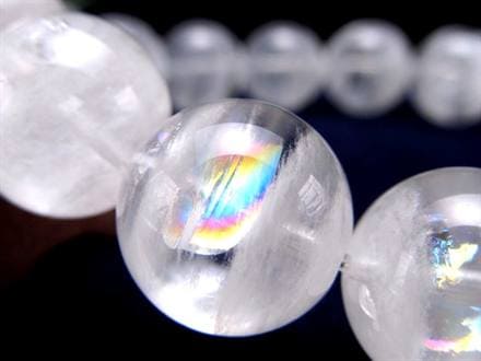 ☆くっきりダブルファントム☆鮮やかな虹入り☆透明感ある白幻影水晶