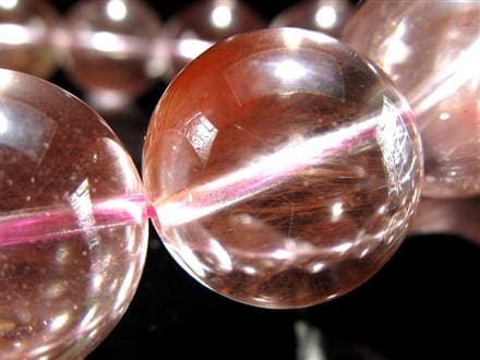 ピンクラビットヘアールチル スフィア 39mm｜希少 台座付き