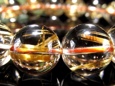 ☆ルチルの王道!!☆極太タイチン針☆黄金の輝き＆ルチル際立つ透明感