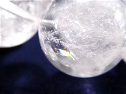 特選 レア！ ラビットヘアー！ホワイトファントム水晶丸玉30.8mm（幻影水晶) ☆良質美品！☆最強開運！ラビットヘアファントム☆しっかり山型