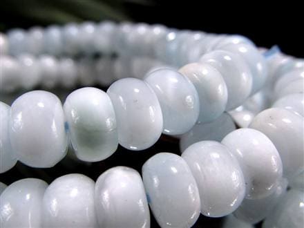 ☆お買い得価格！☆艶々ボタン型☆清涼なブルー！氷のような美しさ