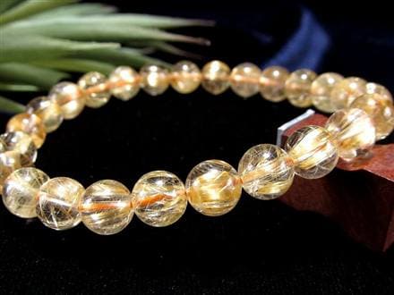 ルチルクォーツブレスレット　ヴィーナスヘアルチル ルチルクォーツブレスレット ヴィーナスヘアルチル 【公式通販】