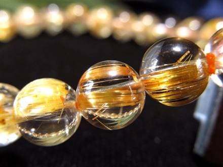 至高の装身具 タイチンゴールドルチルバングル　ブラジル産　金針水晶 至高の装身具 タイチンゴールドルチルバングル ブラジル産 金針