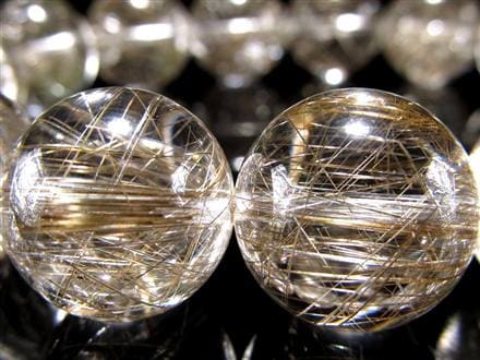 至高の銀針】☆超透明水晶に鋭く走る銀の閃光☆ビジネスのお守りに☆1