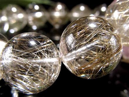 至高の銀針】☆超透明水晶に鋭く走る銀の閃光☆ビジネスのお守りに☆1