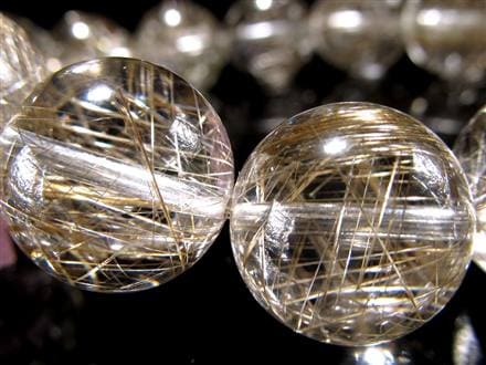 至高の銀針】☆超透明水晶に鋭く走る銀の閃光☆ビジネスのお守りに☆1