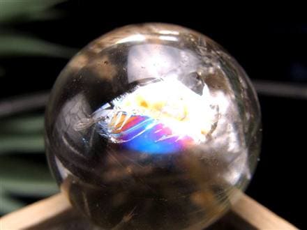 水入り　水晶丸玉　水晶玉 ☆幻級！水入り水晶☆透明水晶に揺らめく聖水☆水が動く神秘の結晶☆数