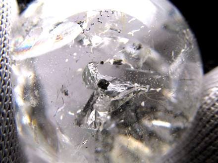 ☆幻級！水入り水晶☆透明水晶に揺らめく聖水☆水が動く神秘の結晶☆数