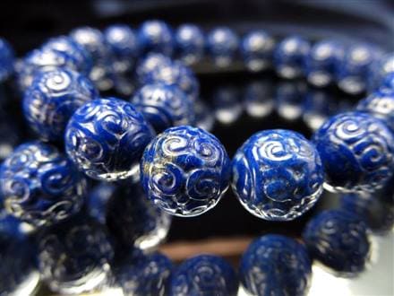 チベット　仏像　ラピスラズリ 宝石の仏像を飾った金銅の曼荼羅(チベット密教)日本文化資料センター