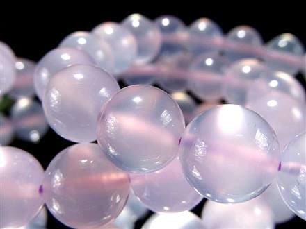 ❤新作❤お姫様ブレス❤天然色ラベンダーカルセドニー❤ブルーレ－ス❤ラリマー❤ ☆プルプルな透け感に独特の艶光沢☆ふんわり癒しのラベンダーパープル