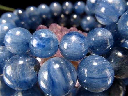 AAA級天然藍晶石（カイヤナイト）丸玉YT3U3/270U111D AAA級天然藍晶石（カイヤナイト）丸玉YT3U3/270U111D AAA級天然藍晶石