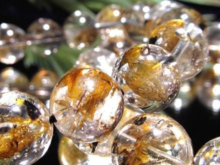 ☆透明感抜群☆イエローライモナイトが織り成す幻想的な景色☆水晶の