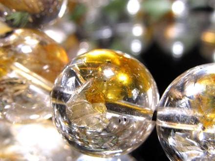 ☆透明感抜群☆イエローライモナイトが織り成す幻想的な景色☆水晶の