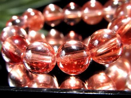 ☆高品質☆極上☆希少！レッドアンデシンブレスレット☆チベット産 ☆希少な極上グレード！☆華やかなチェリーカラー☆美しい