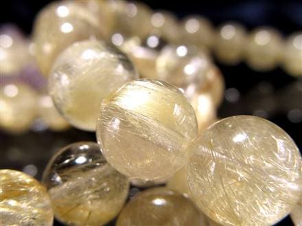 ☆これぞ女神の黄金髪！レモンゴールドのヴィーナスヘア☆透明水晶に
