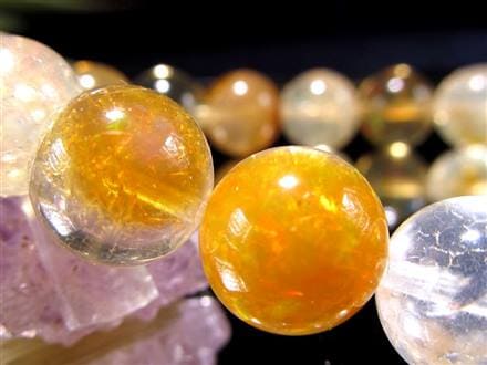 ☆炎の中に輝く幻想世界☆虹色の揺らぎが舞う煌めきの宝石☆幸運と繁栄