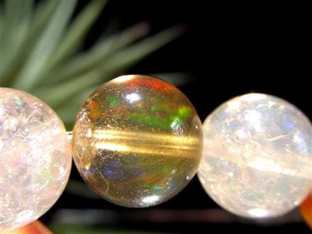 ☆炎の中に輝く幻想世界☆虹色の揺らぎが舞う煌めきの宝石☆幸運と繁栄
